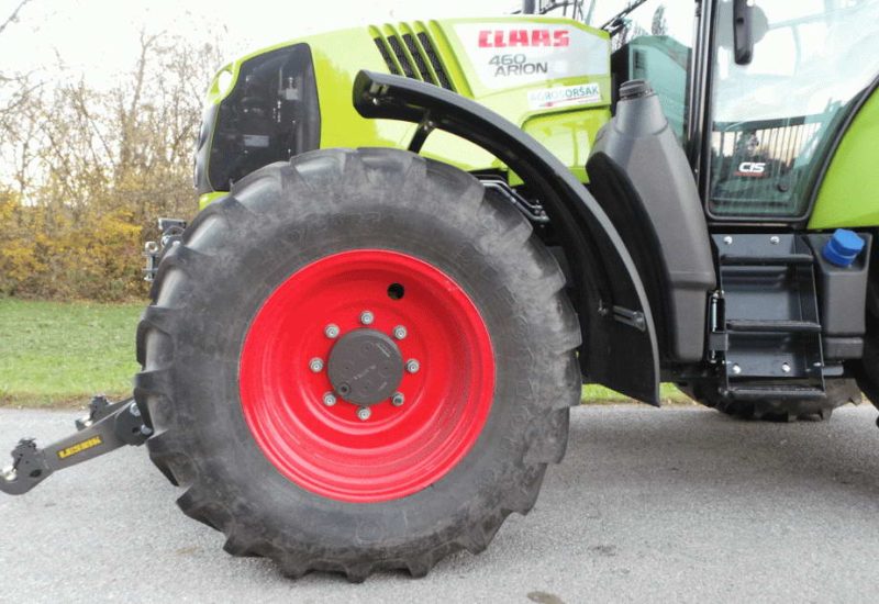 relevage avant hydraulique frontal shl f claas arion 460 lesnik lenart 6 min