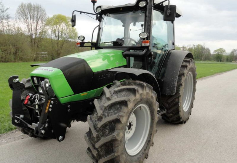 relevage avant hydraulique frontal shl f deutz fahr agrofarm 410 430 lesnik lenart 5 min