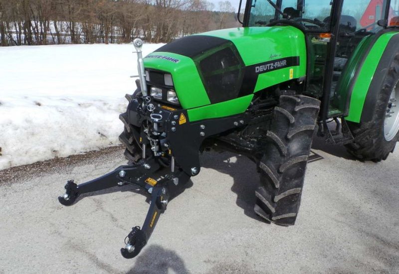 передняя навески shl f deutz fahr agrolux 410 lesnik lenart 5 min