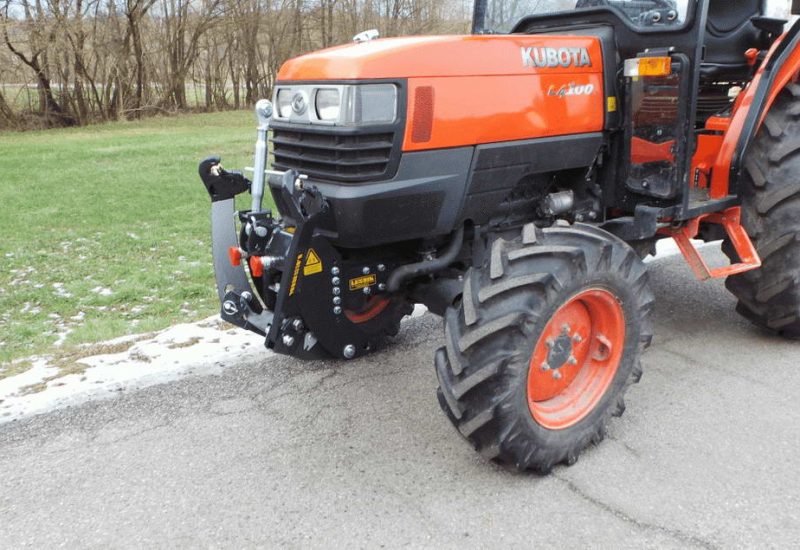 relevage avant hydraulique frontal shl f kubota l4100 lesnik lenart 6 min