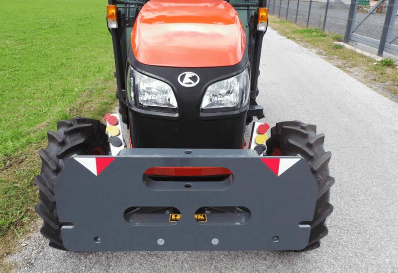 передняя навески shl f kubota m 9540 9960 lesnik lenart 3