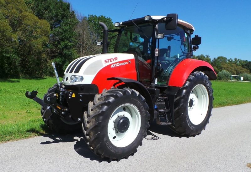 relevage avant hydraulique frontal steyr 4110 profi lesnik lenart 3