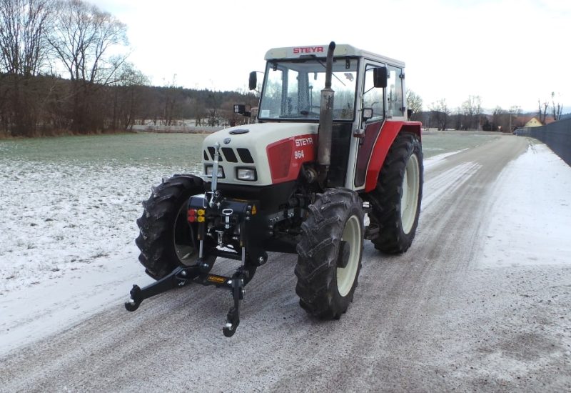 fronthydraulik frontkraftheber fronthubwerk kraftheber steyr 964 turbo lesnik lenart 7